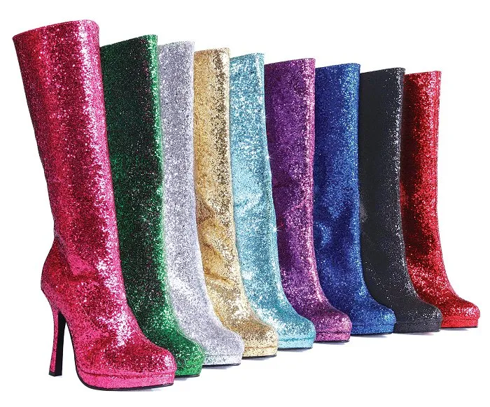 4" GoGo Glitter Boots (ES421-Zara)