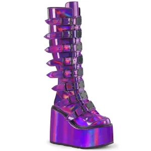 5 Inch Platform SWING-815 Purple Hologram