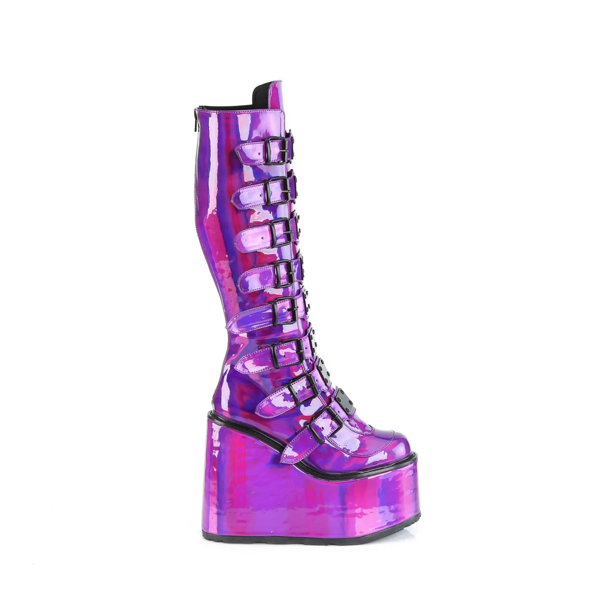 5 Inch Platform SWING-815 Purple Hologram