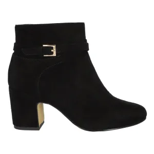 Arlette Round Toe Zippered Booties