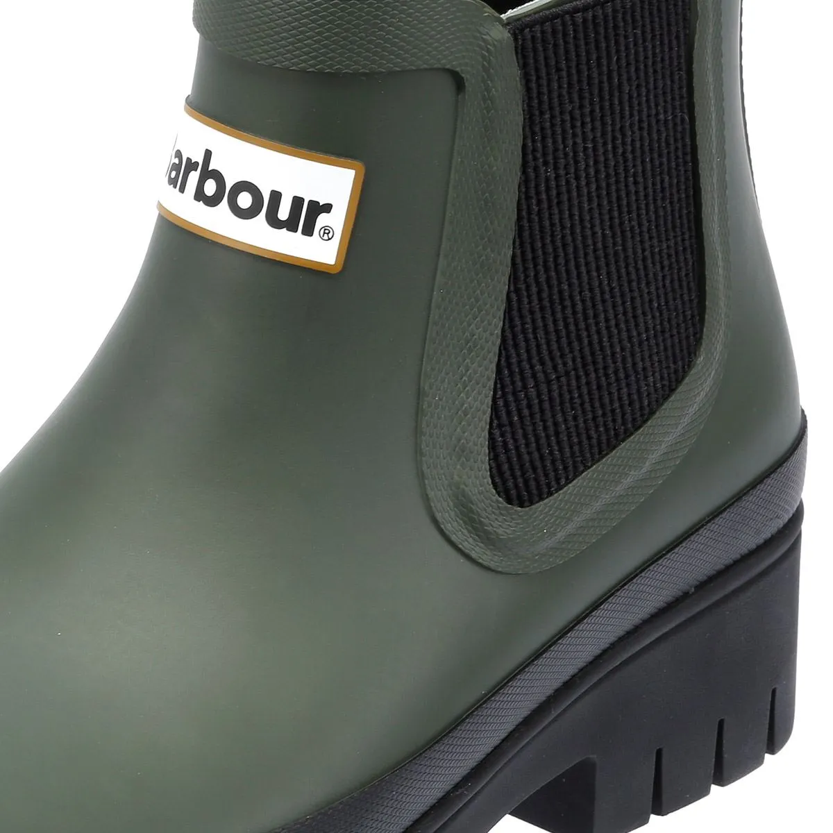 Barbour Halton Women's Olive Ankle Wellington Boots