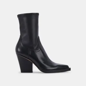 BOYD BOOTS BLACK LEATHER