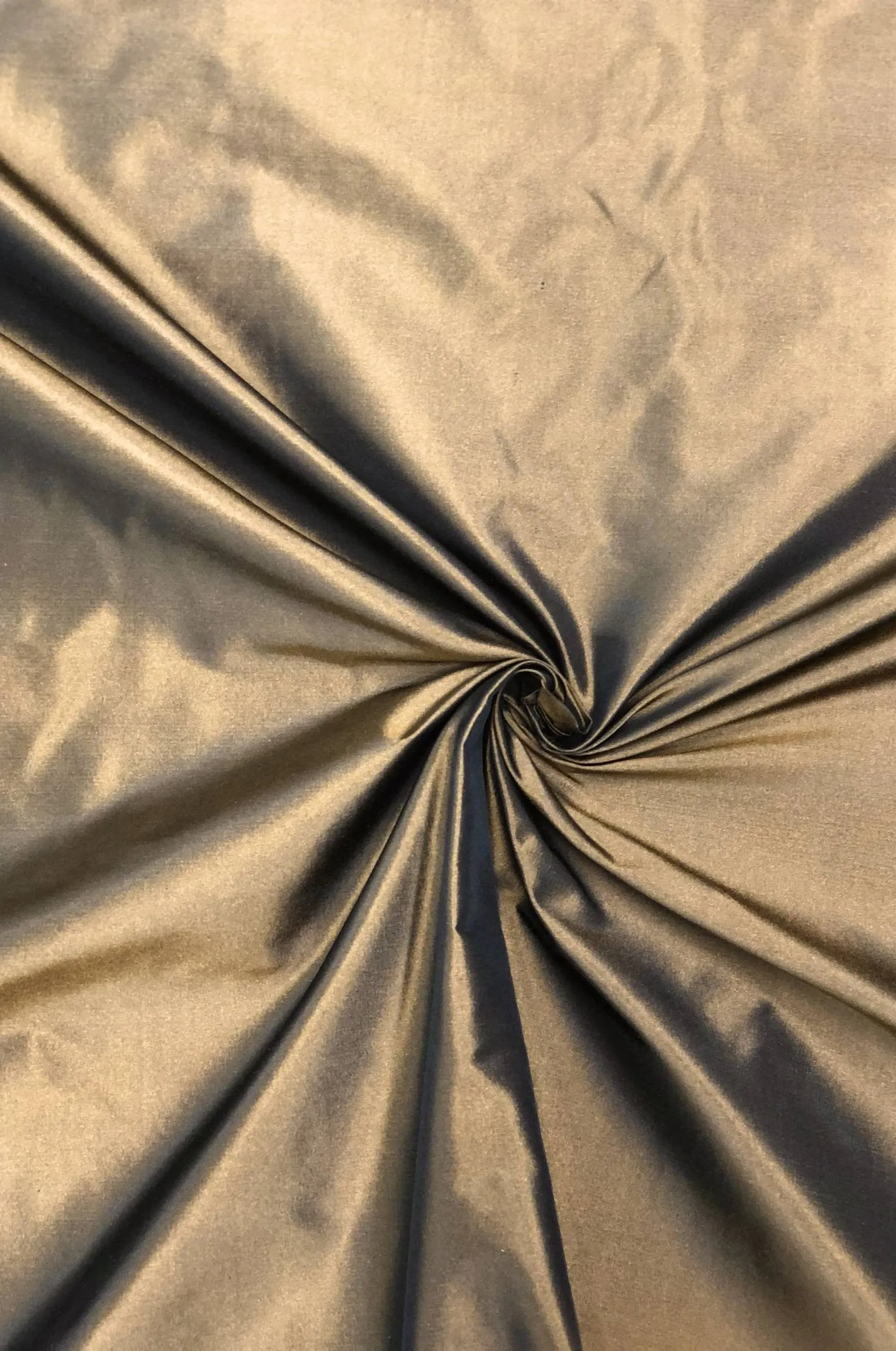 Cocoa Brown Taffeta Silk Fabric