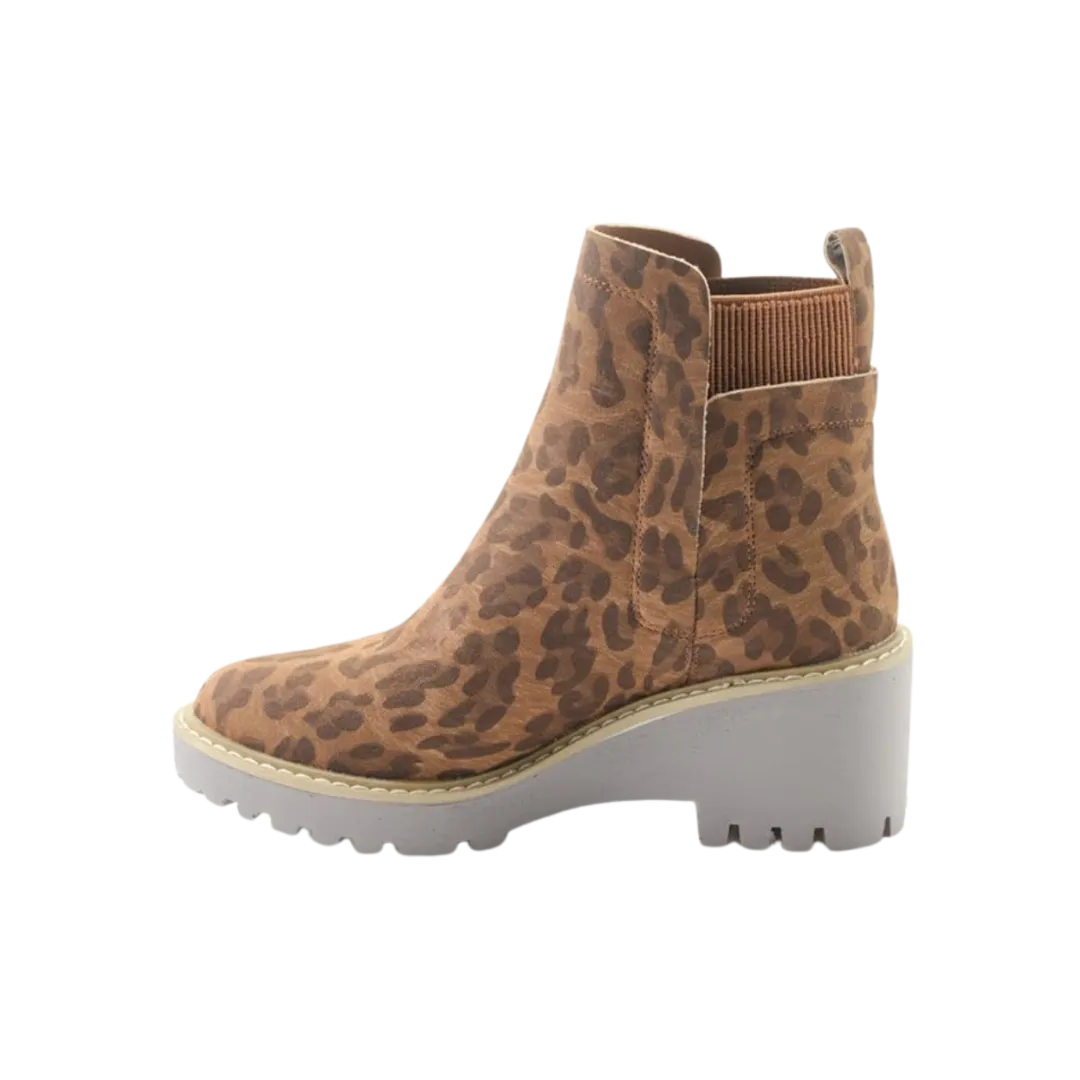 Corky's Women's Basic Brown Leopard Bootie