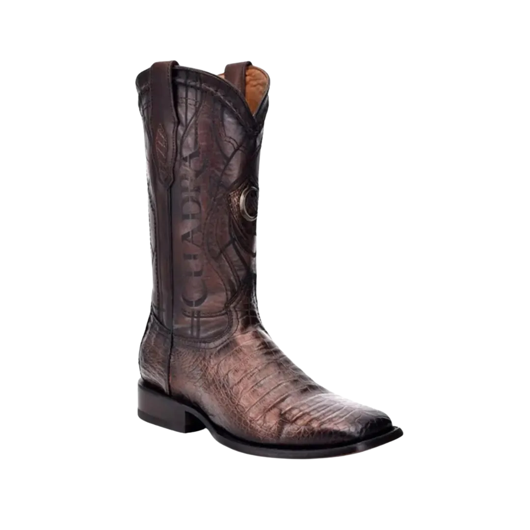 Cuadra Men's Brown Caiman Laser Boot