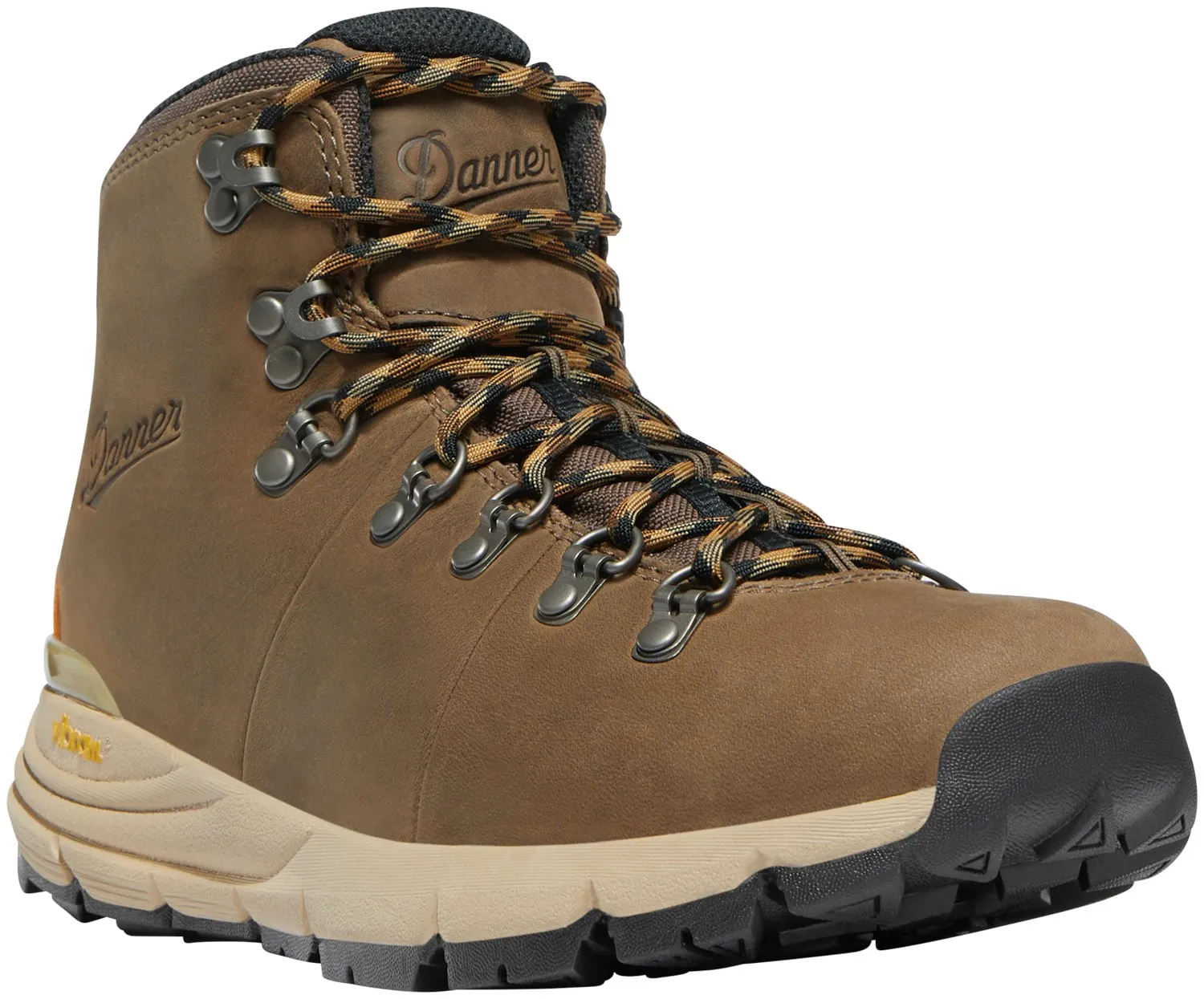 Danner Womens Mountain 600 Leaf GTX Choc Chip/Roasted Pecan Leather Hiking Boots