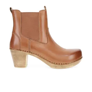 Dansko Shayna Heeled Boot (Women) - Luggage Burnished Calf