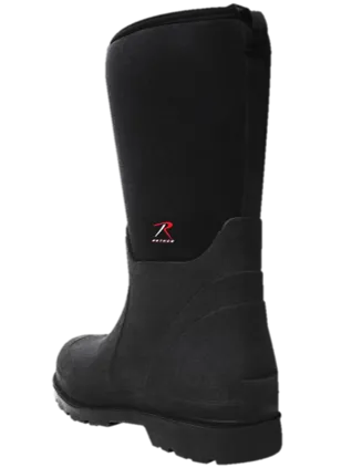 Deluxe Waterproof Rubber Boots - 14.5 Inch