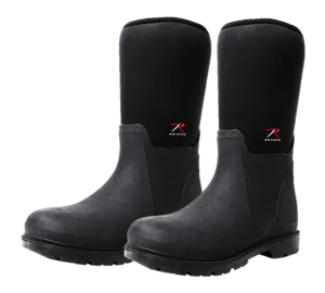 Deluxe Waterproof Rubber Boots - 14.5 Inch