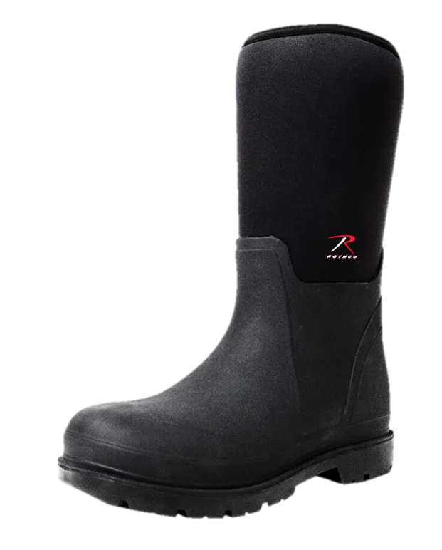 Deluxe Waterproof Rubber Boots - 14.5 Inch