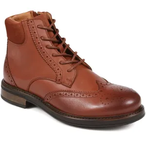 Deon Brogue Detailed Leather Boots - DEON / 324 500