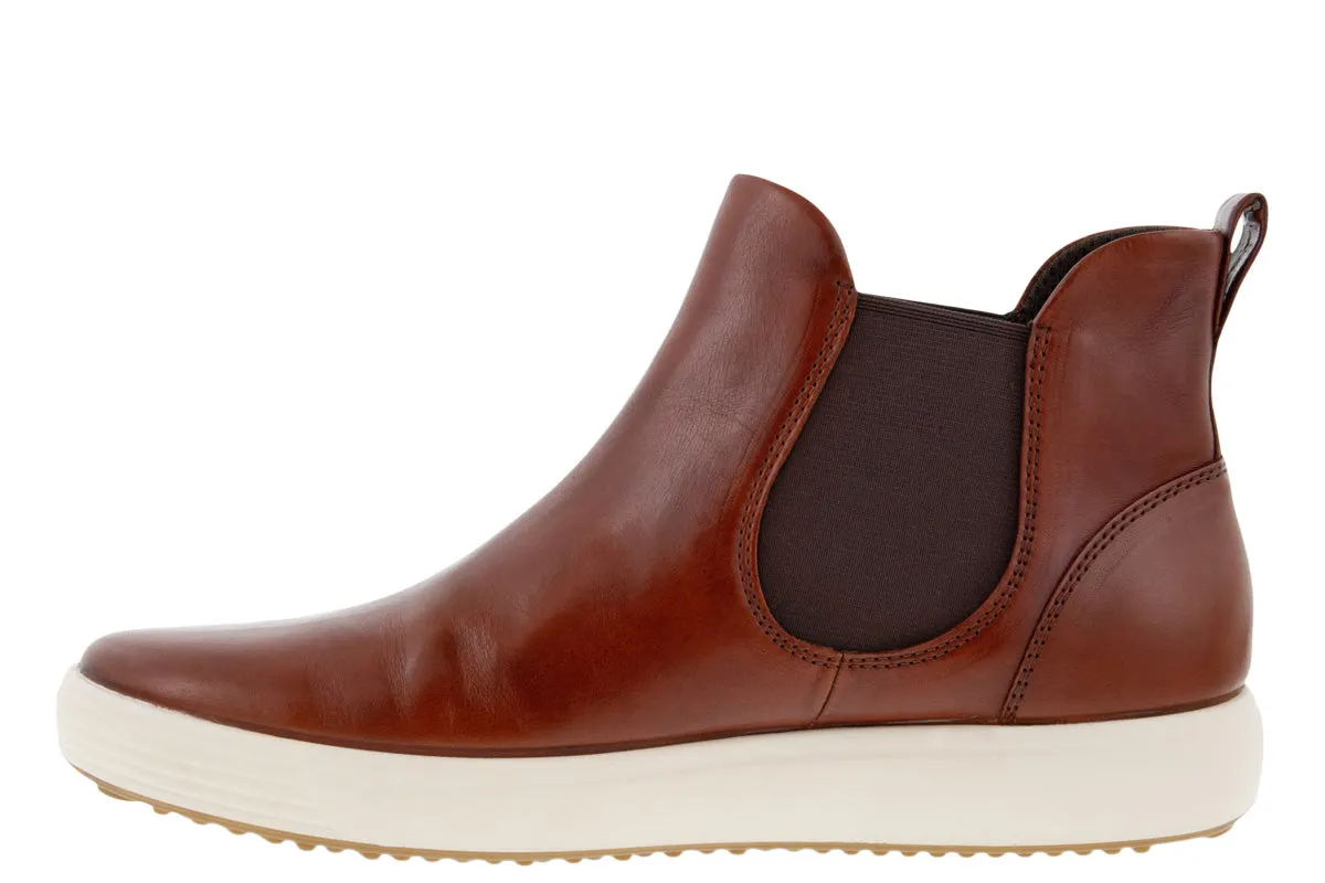 Ecco Soft 7 Chelsea Boot Cognac Womens