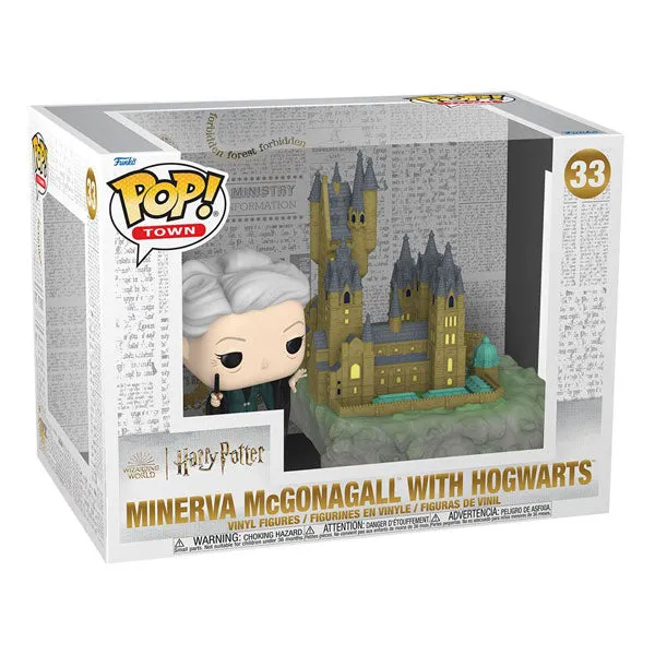 Harry Potter - Minerva McGonagall with Hogwarts Pop! Town