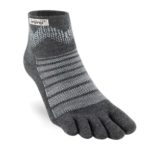 Injinji Outdoor Midweight Merino Wool Mini Crew Toe Socks