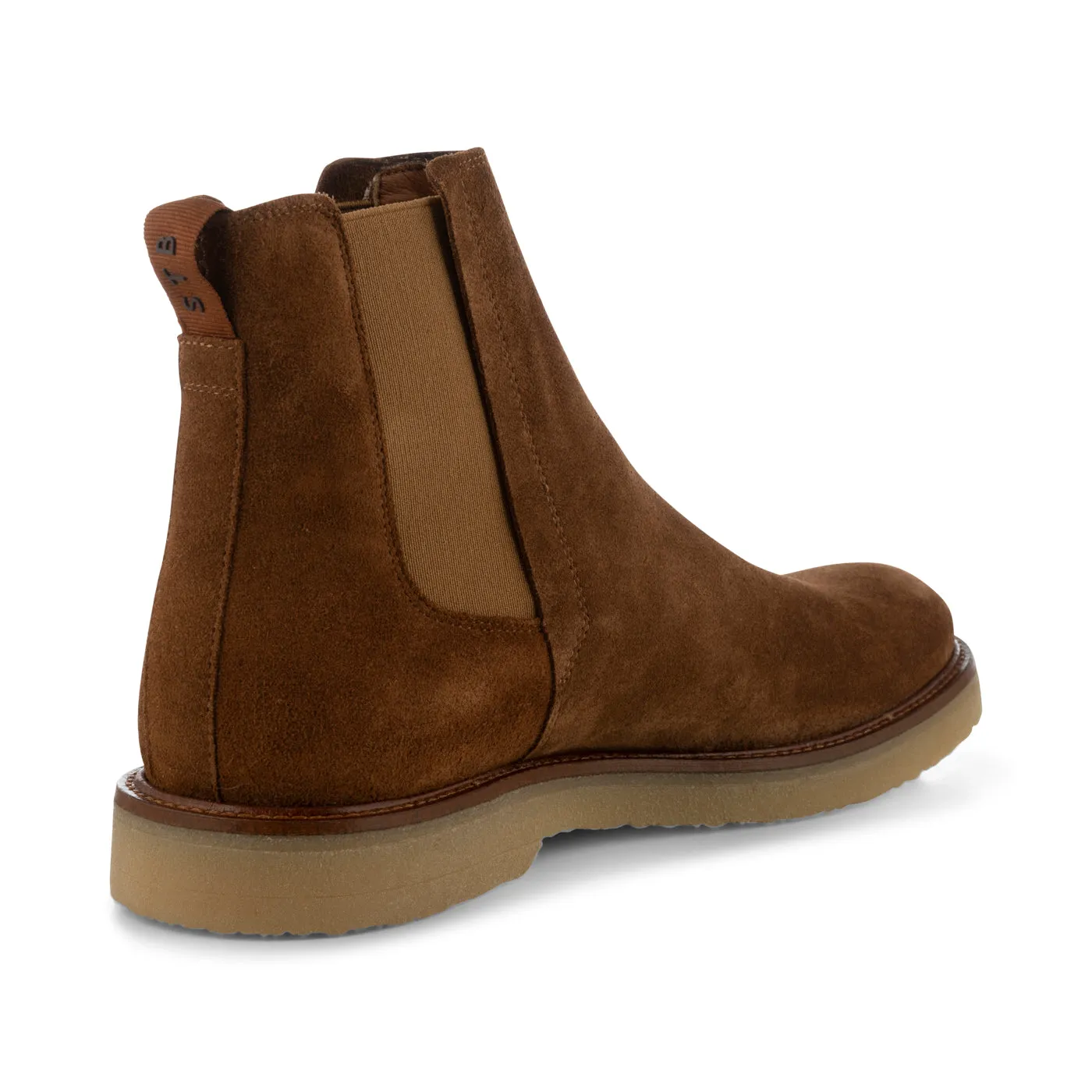 Kip chelsea boot suede - TAN