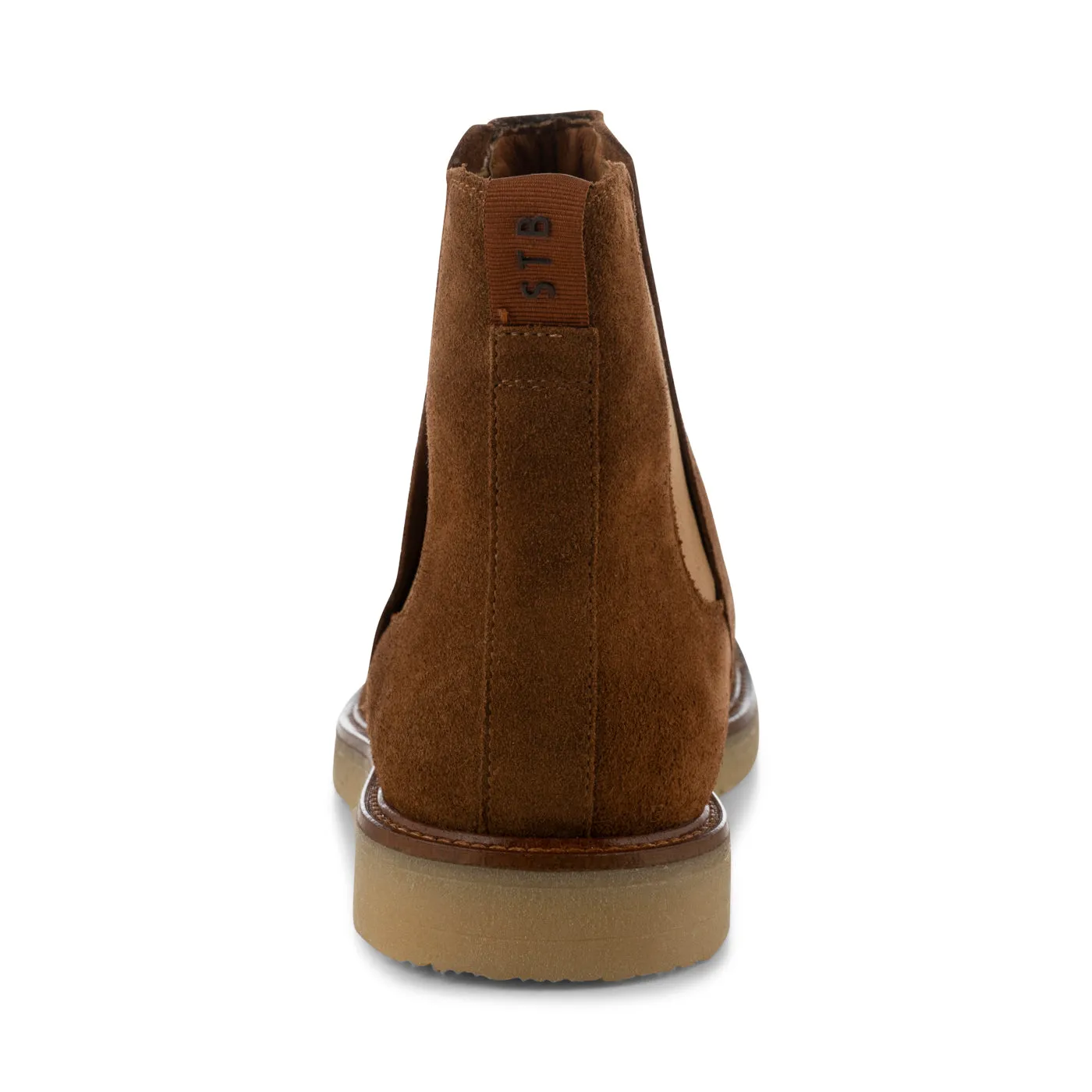 Kip chelsea boot suede - TAN