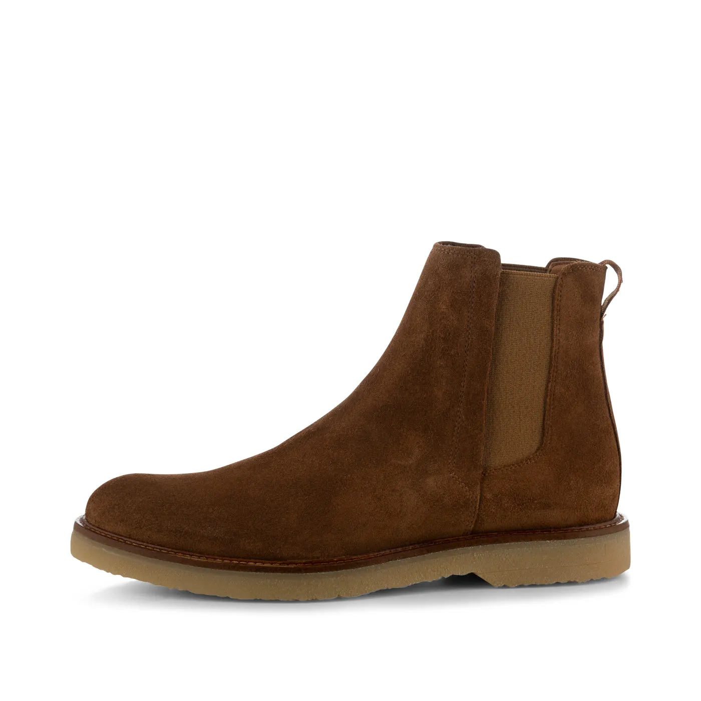 Kip chelsea boot suede - TAN