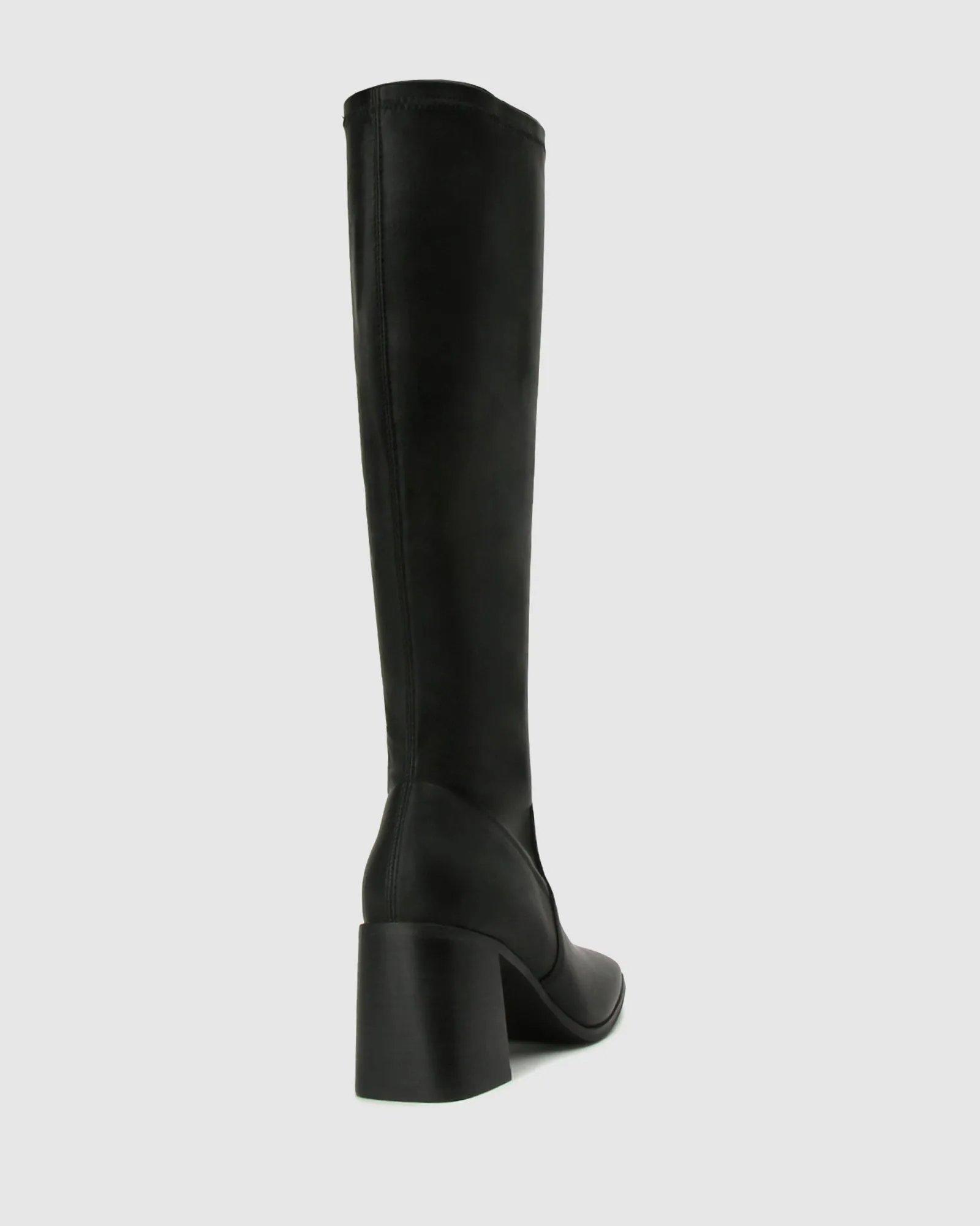 LANET Block Heel Knee High Boots