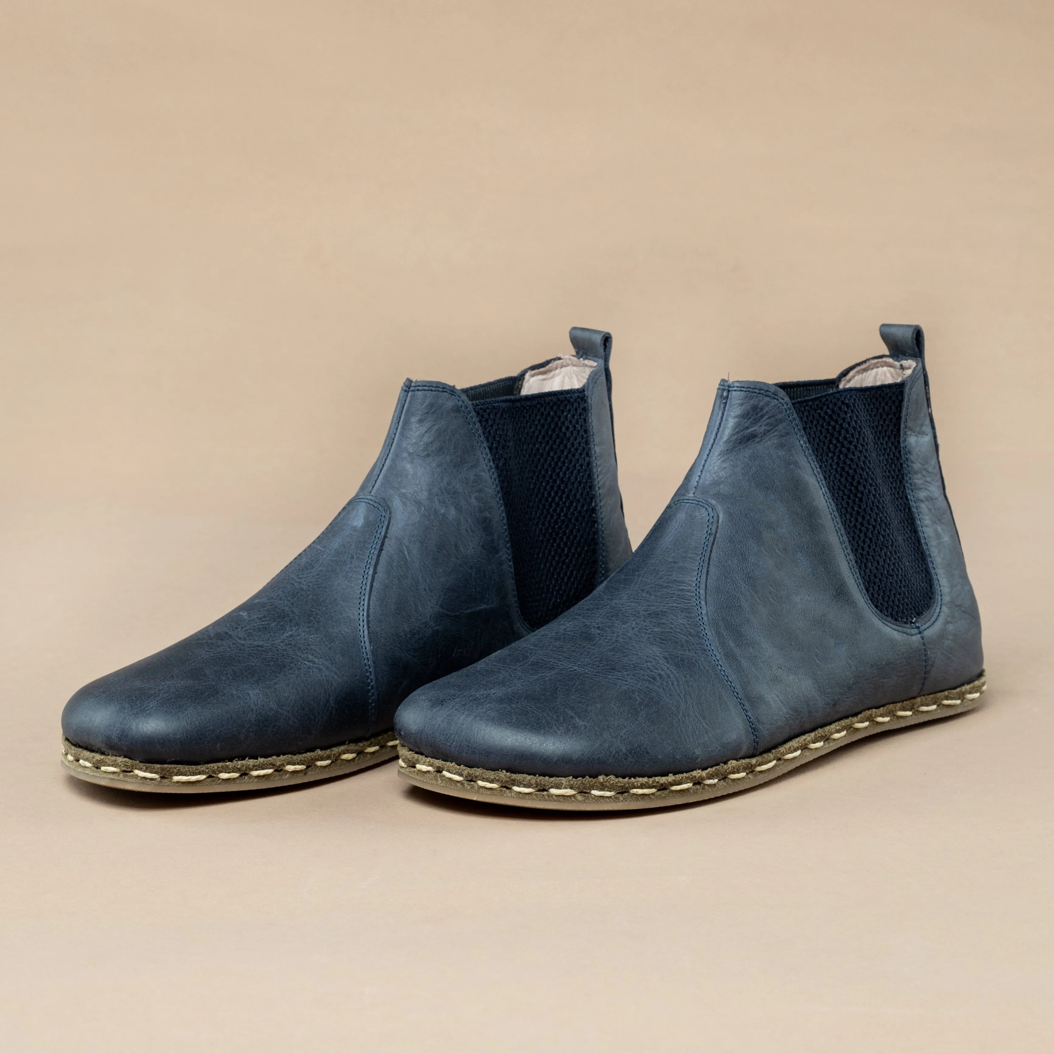 Men's Blue Barefoot Chelsea Boots