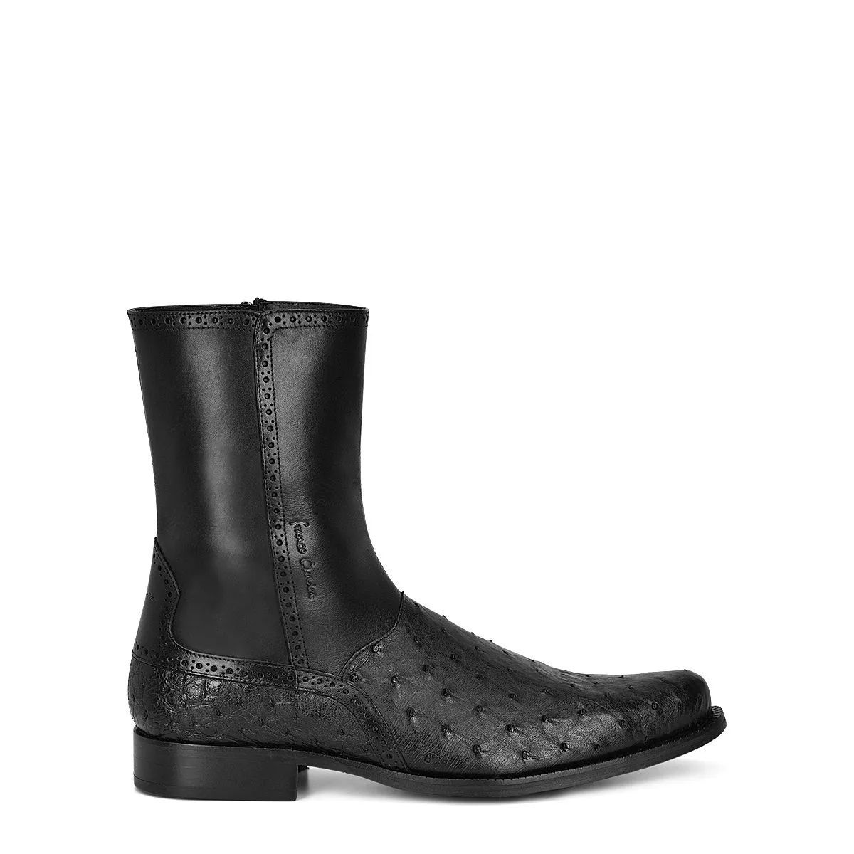 Men's Ostrich Urban Short Dress Boots