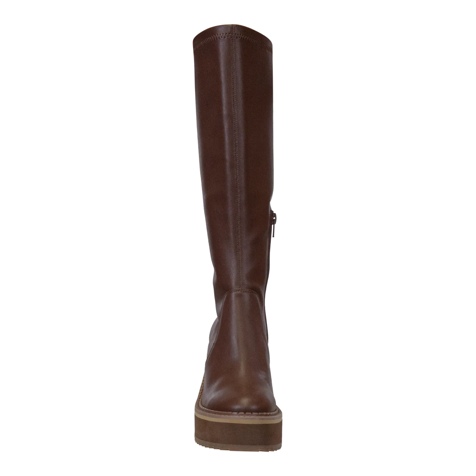 NAKED FEET - APEX in CACAO Wedge Knee High Boots