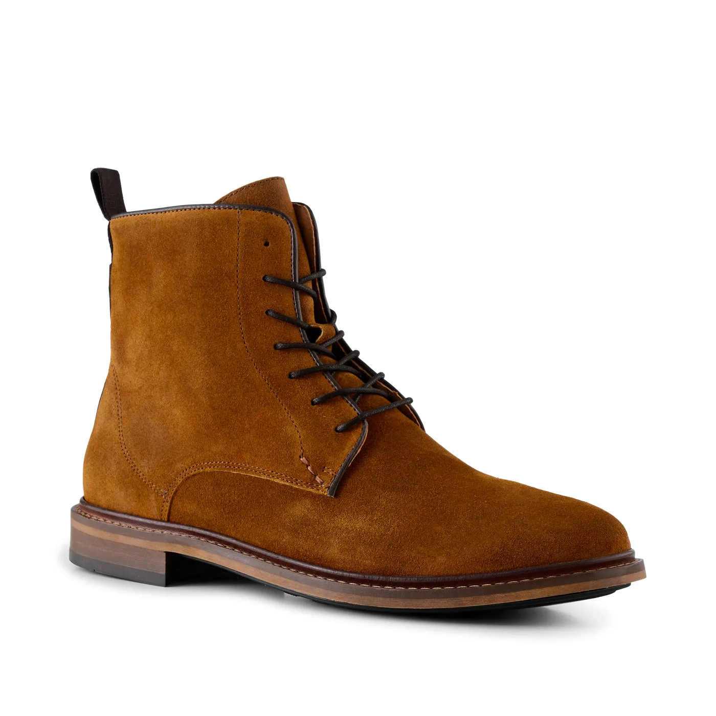 Ned Boot Waxed Suede - TAN