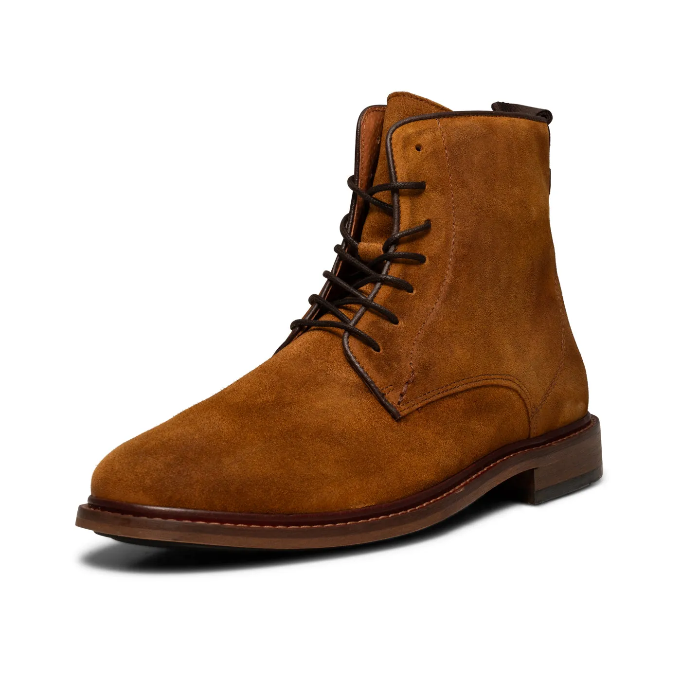 Ned Boot Waxed Suede - TAN