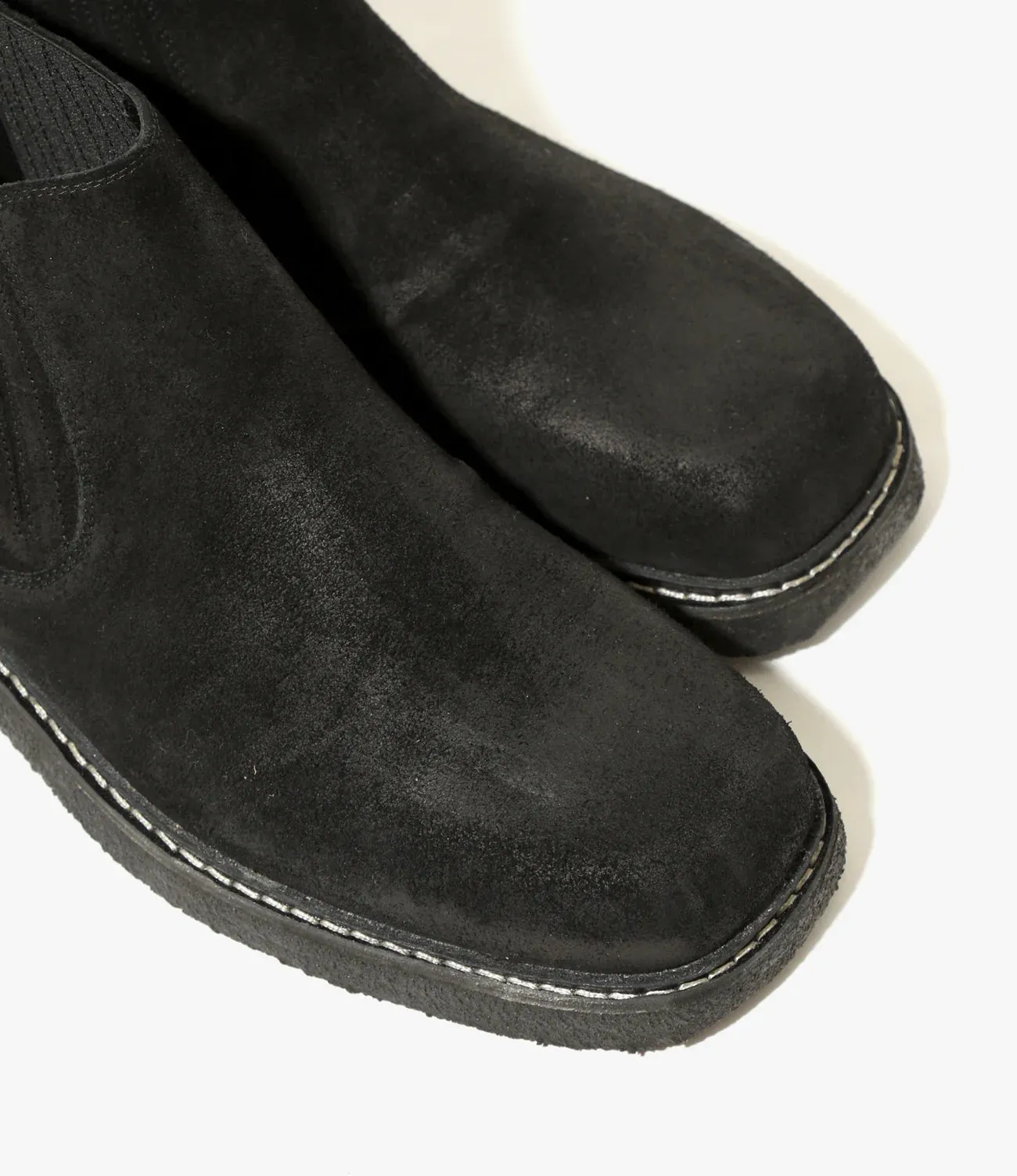 Norwegian Welt Chelsea Boot – Black Rough Out