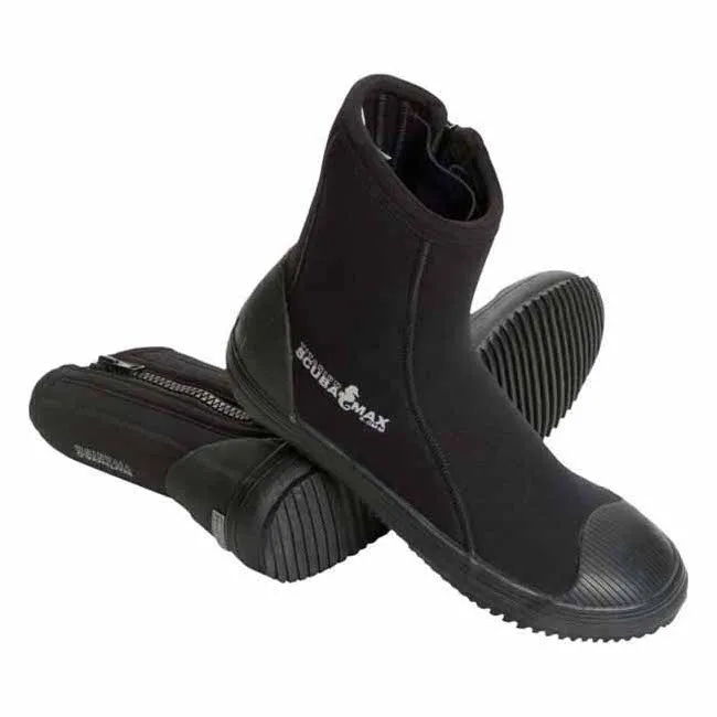 ScubaMax 6mm Titanium High Top Zipper Boots