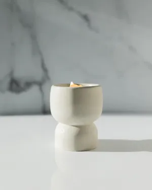 Take A Hike Coconut Soy Candle - Concrete Pedestal