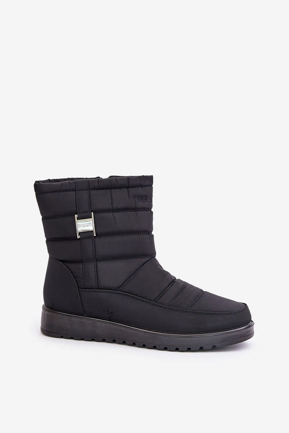 TEEK - Black Rippled Speed Snow Boots