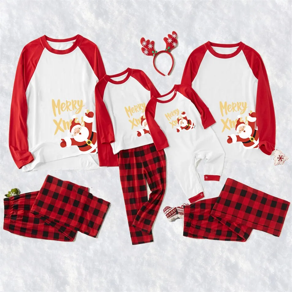 The White Christmas Glow Family Matching Pajama Set