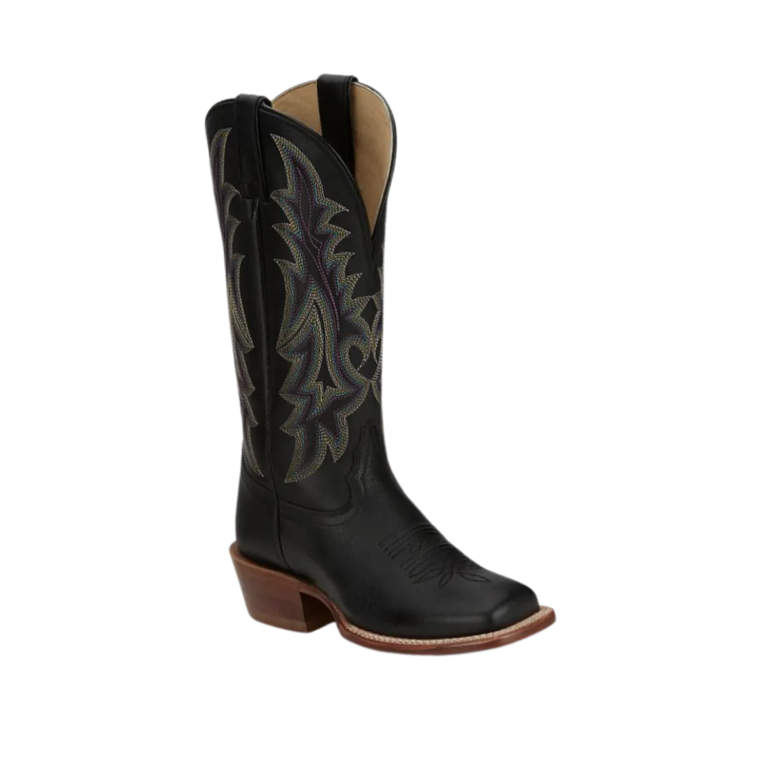 Tony Lama Women's Estrella Western Black Boots