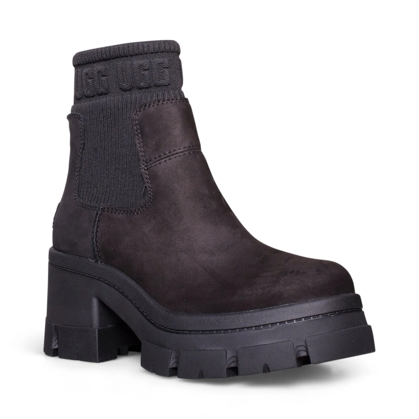 UGG Brooklyn Chelsea Black Boots - Women's