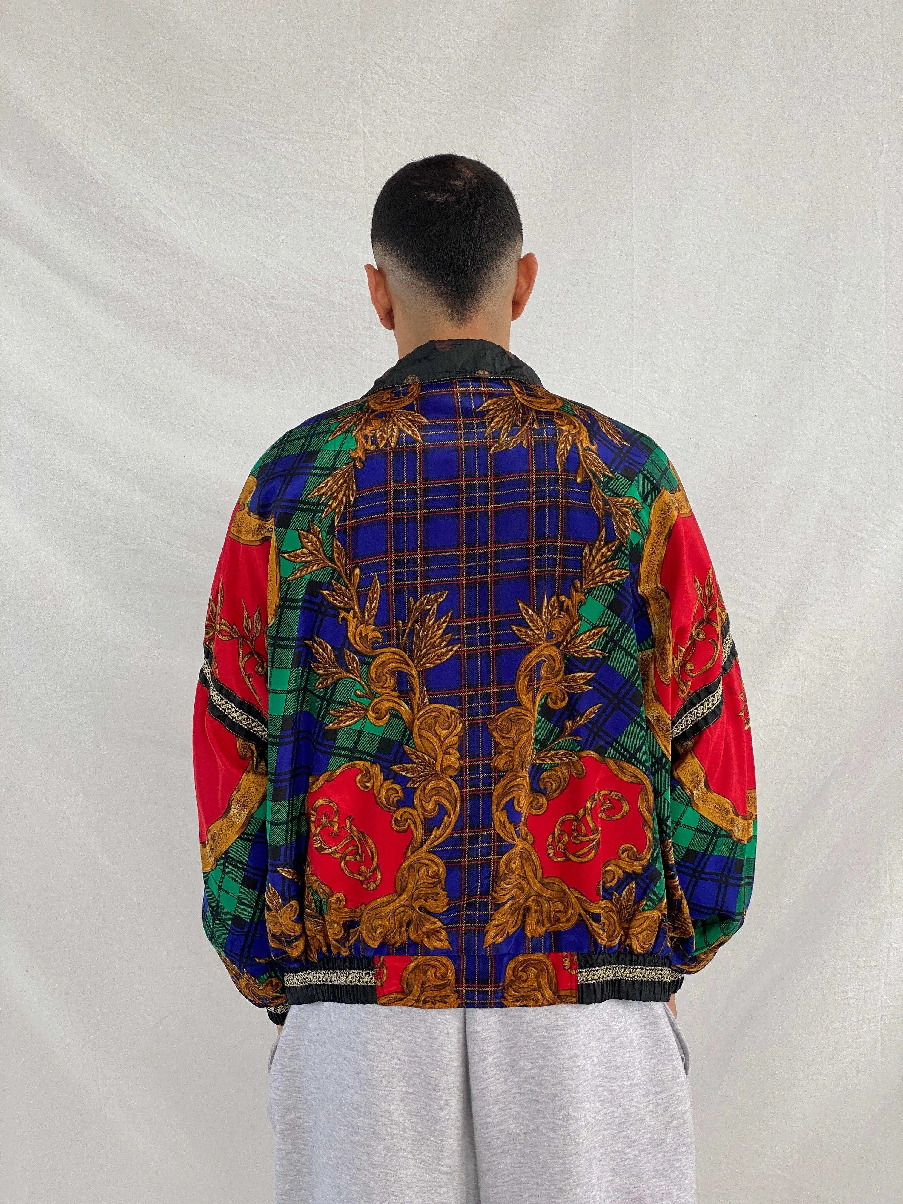 Vintage 80s/90s Giacca Sport Windbreaker Jacket