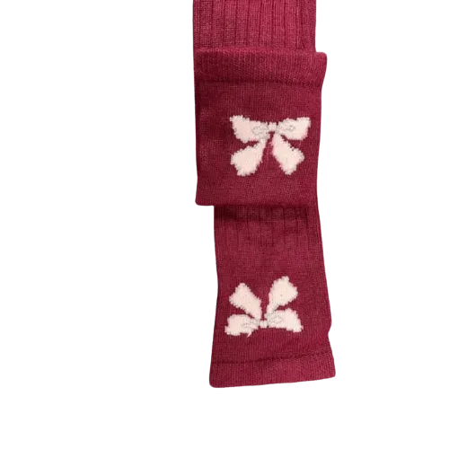 Women's Bow Socks, Women's Acrylic Knee-Hi Socks, Women's Boot Socks